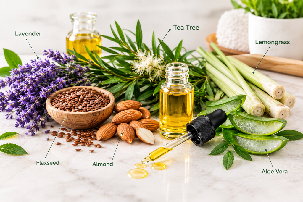 Botanical oil based topical nail care formula