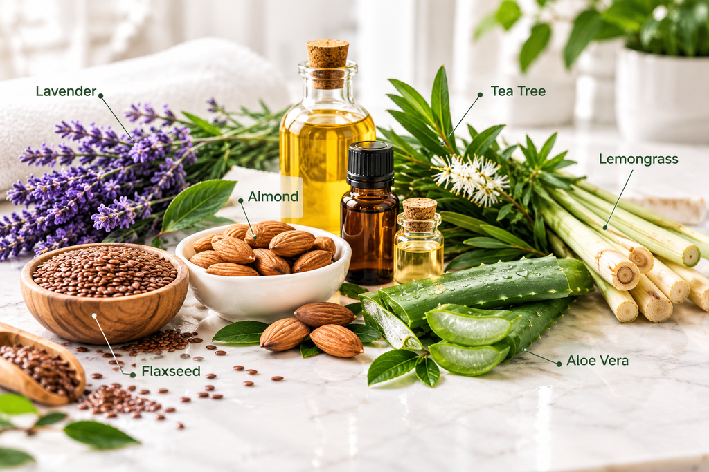 Botanical ingredients featured in the Kerassentials formula