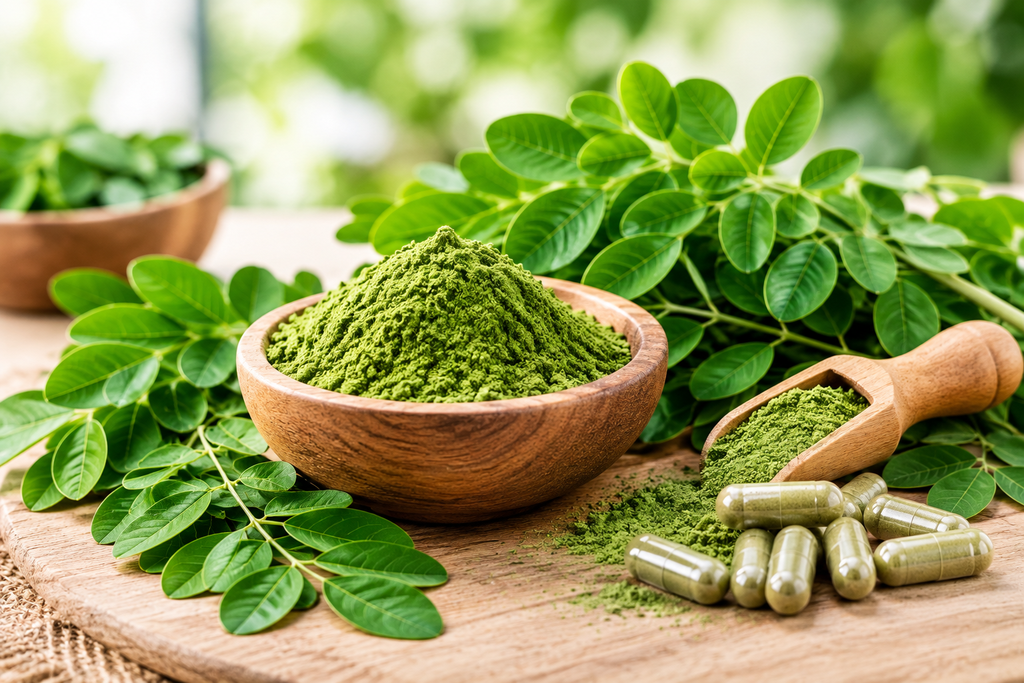Moringa leaves used in EZNaturals Moringa