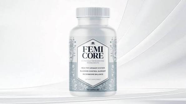FemiCore supplement bottle for product review